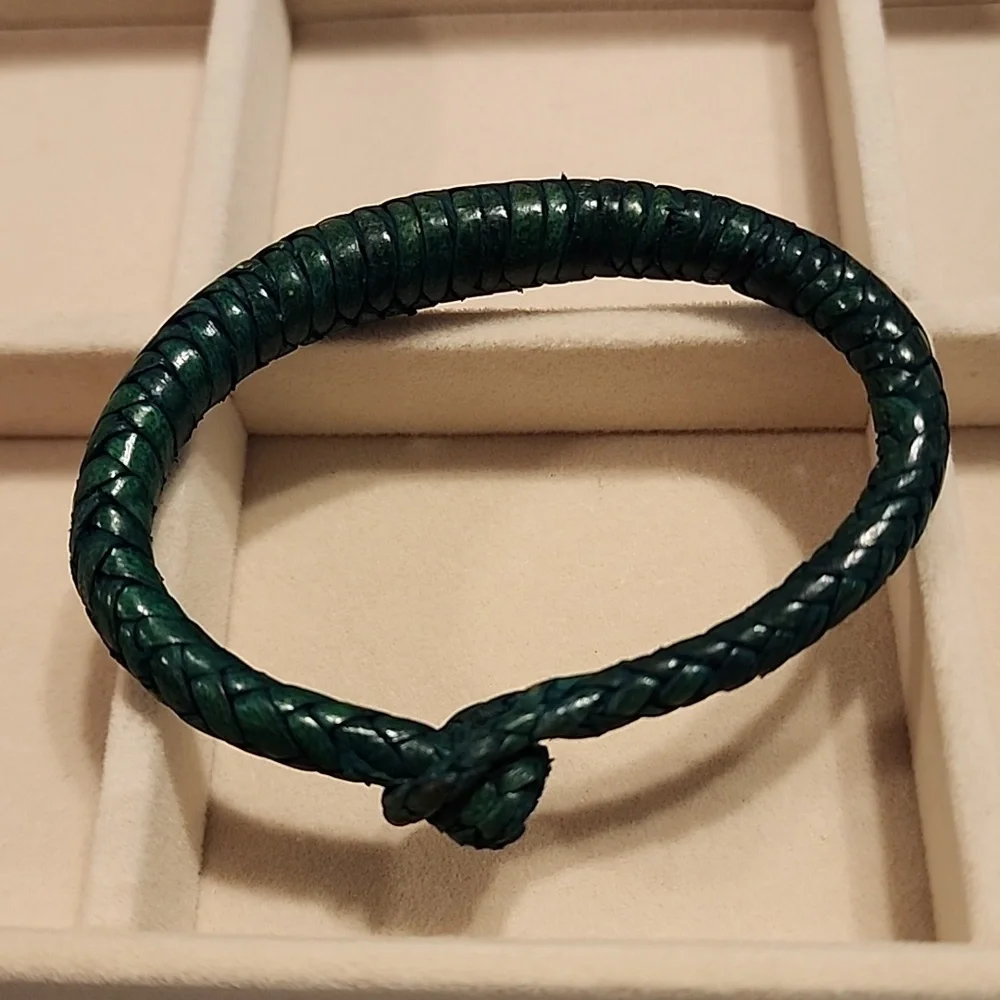 African Braided Leather Bracelet